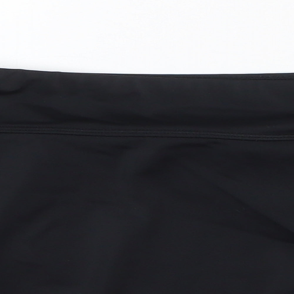 TU Womens Black Polyamide Mini Skirt Size 14
