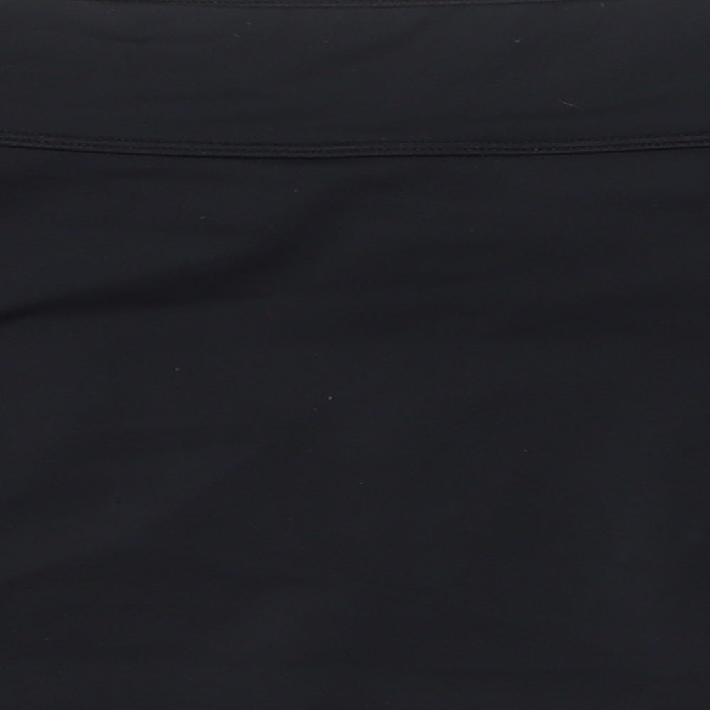 TU Womens Black Polyamide Mini Skirt Size 14