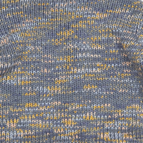 MNG Womens Grey Round Neck Acrylic Pullover Jumper Size S