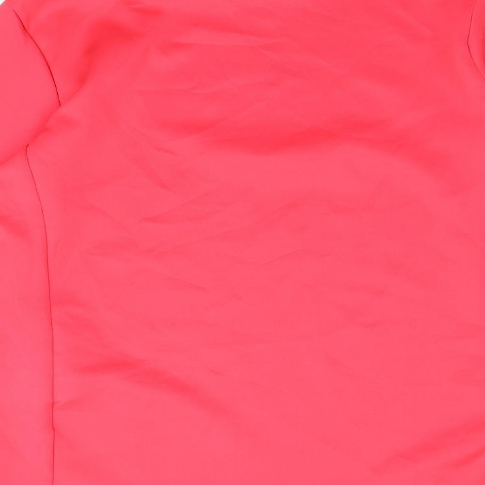 Crivit Womens Pink Polyester Pullover Sweatshirt Size L Zip