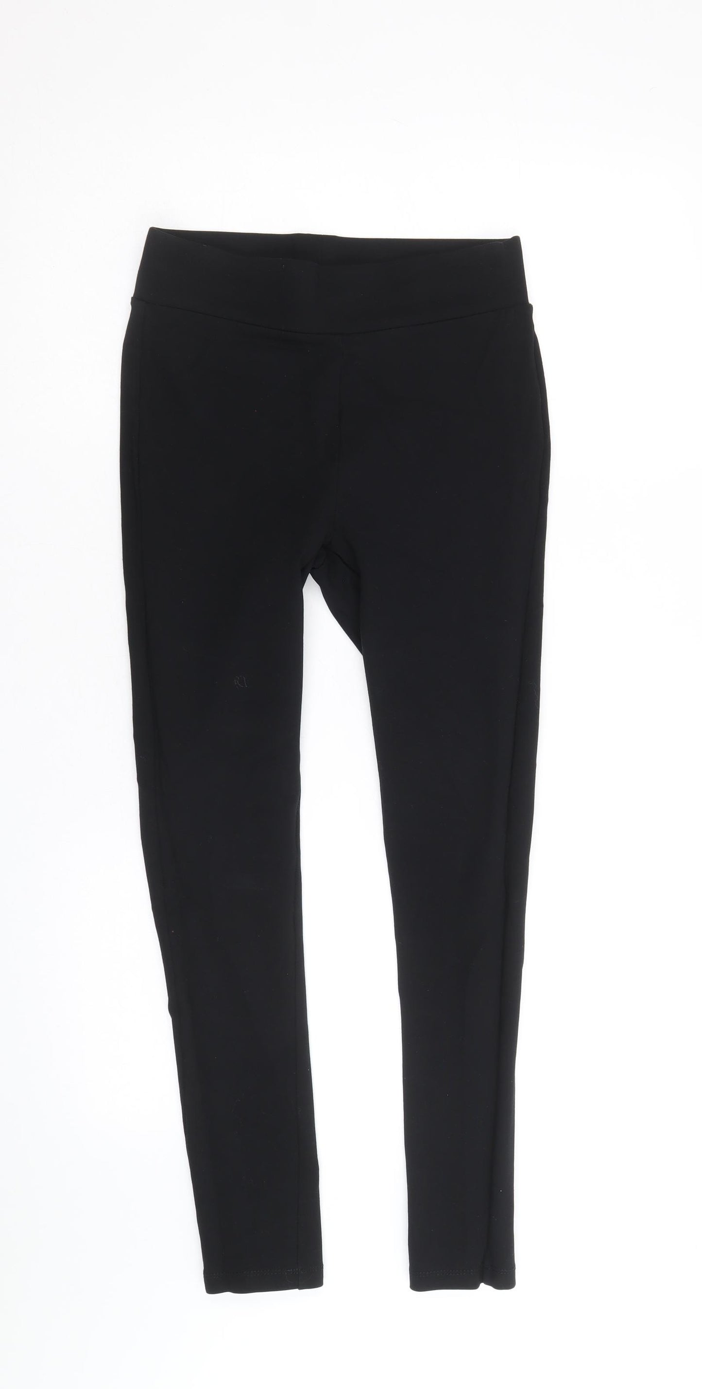 George Womens Black Viscose Jogger Leggings Size 8