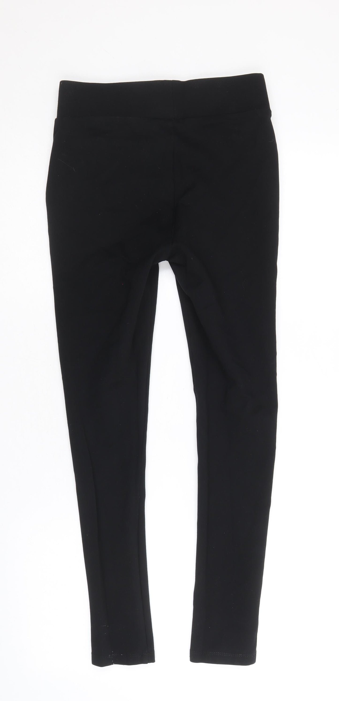 George Womens Black Viscose Jogger Leggings Size 8