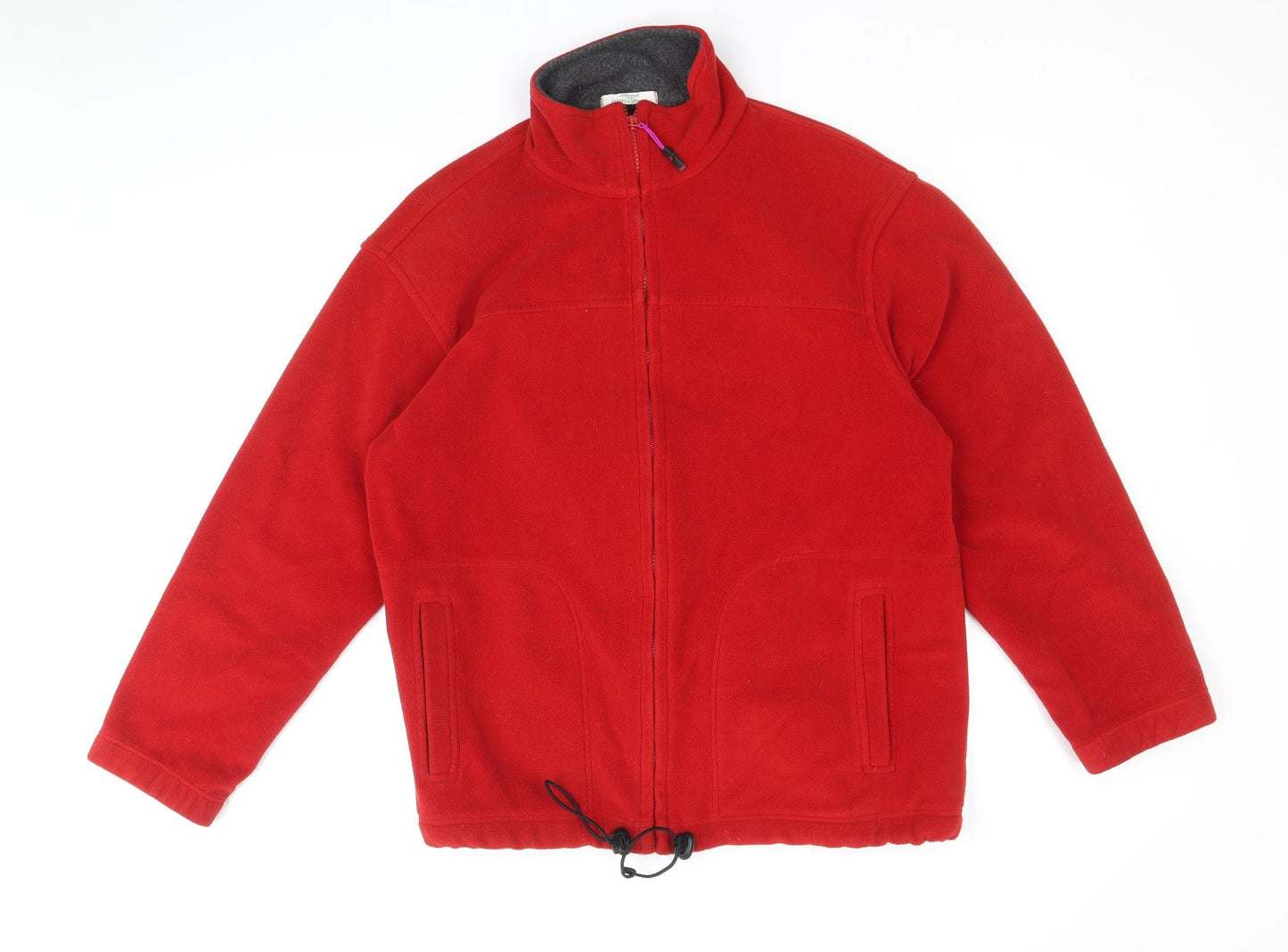 Marks and Spencer Womens Red Jacket Size 12 Zip