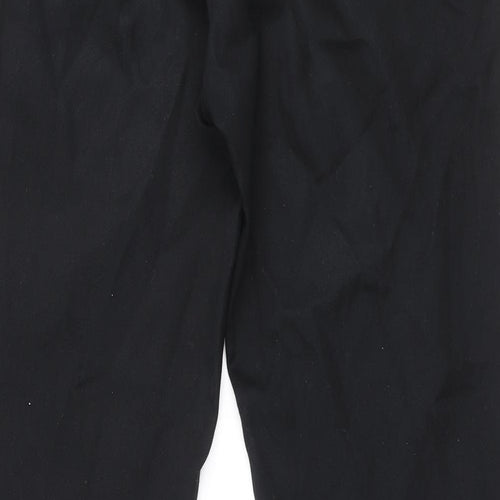 Burton Mens Black Polyester Trousers Size 32 in Regular Zip