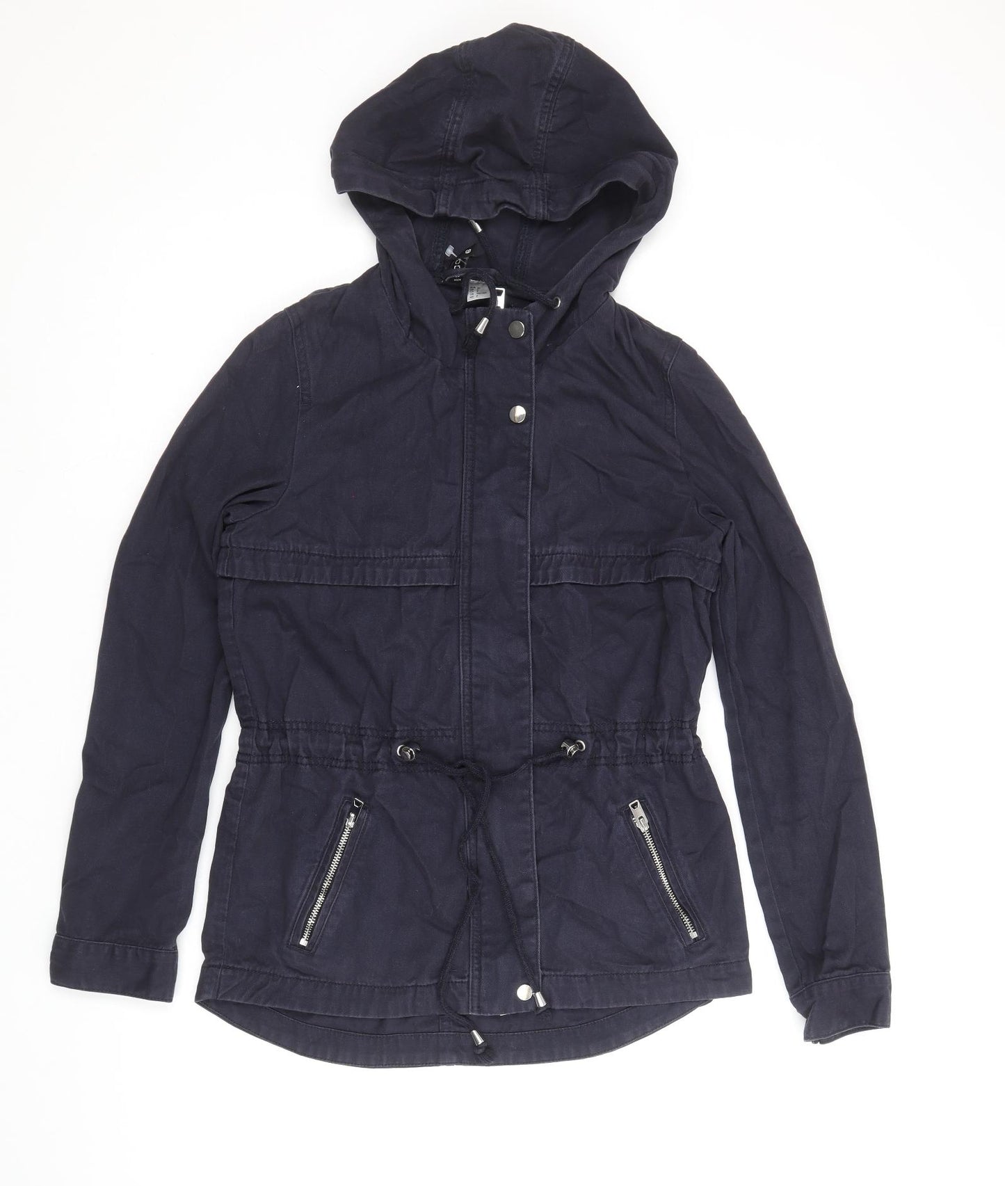 Divided by H&M Womens Blue Jacket Size 6 Zip