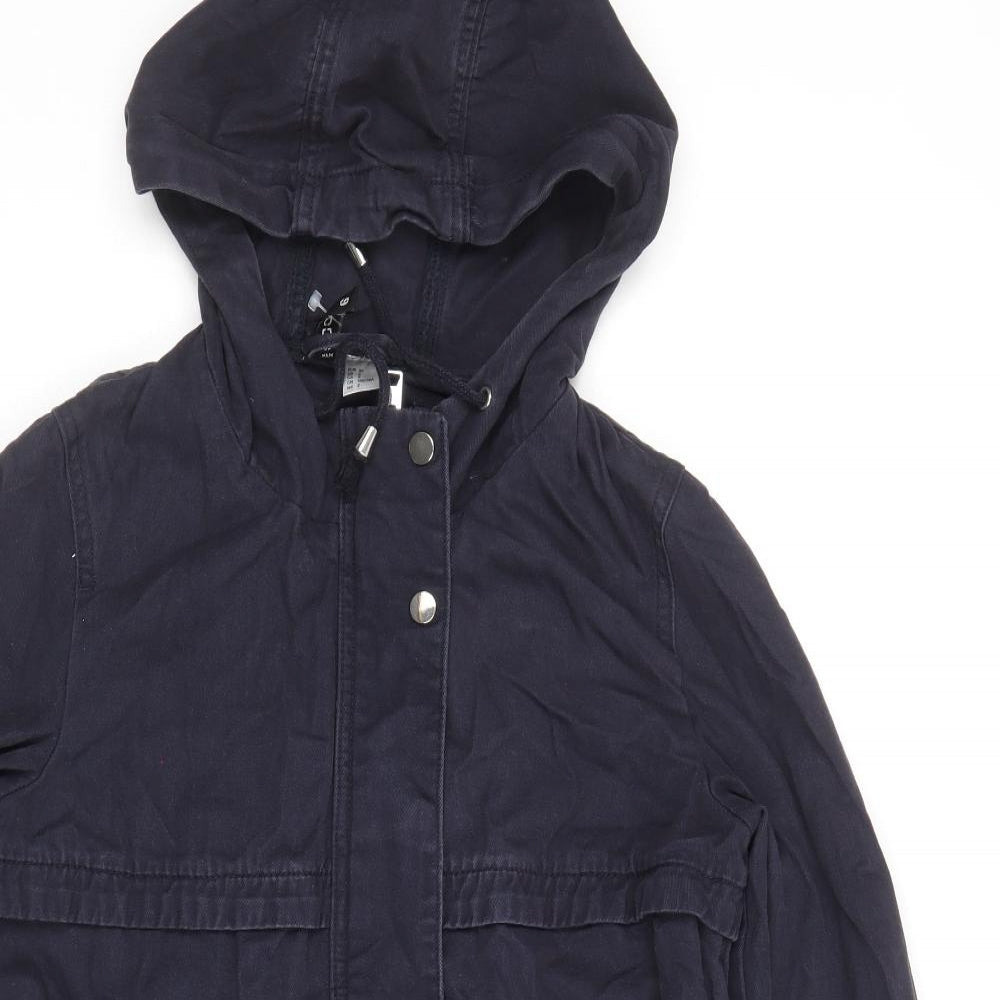 Divided by H&M Womens Blue Jacket Size 6 Zip