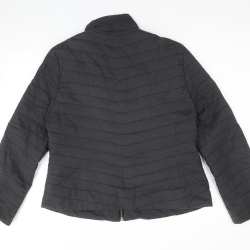 Precis Womens Black Jacket Size 12 Zip