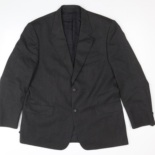West Brook Mens Grey Wool Jacket Suit Jacket Size 44 Regular
