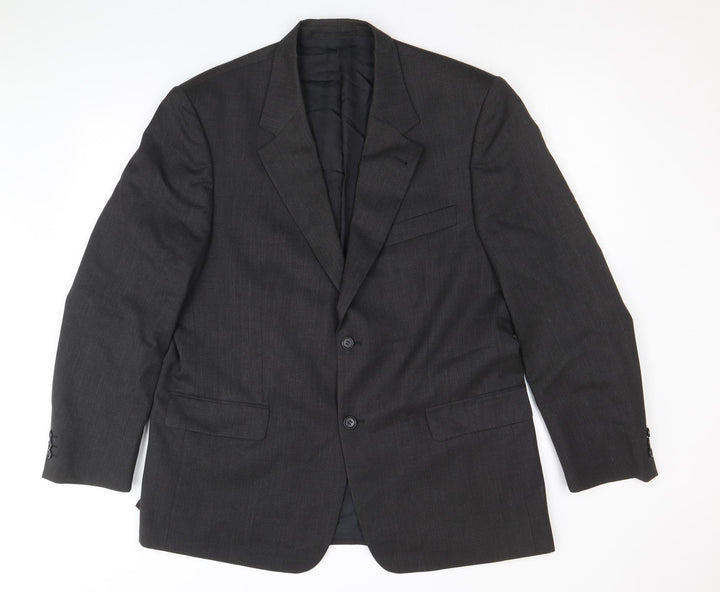 West Brook Mens Grey Wool Jacket Suit Jacket Size 44 Regular