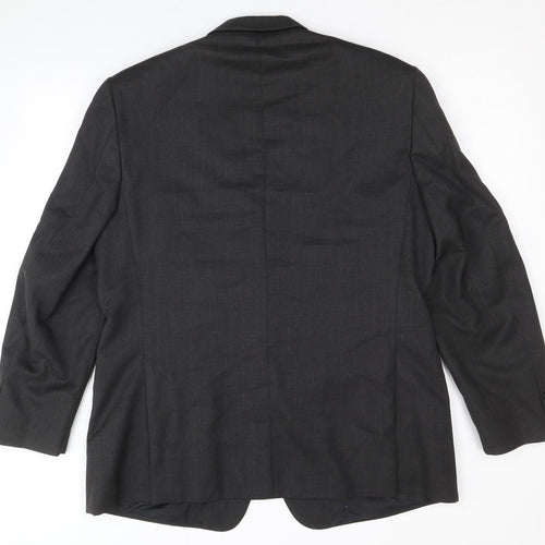 West Brook Mens Grey Wool Jacket Suit Jacket Size 44 Regular