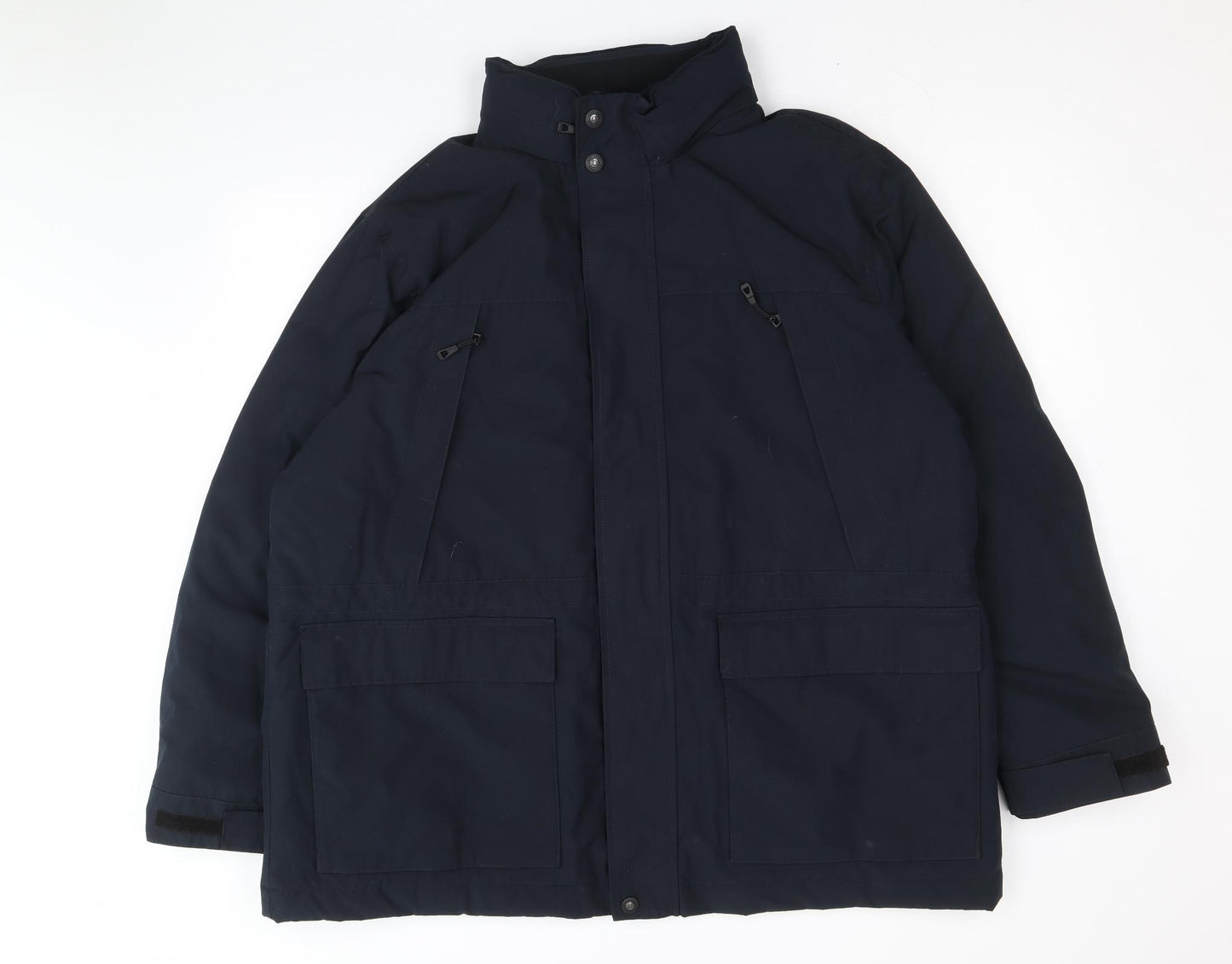 Marks and Spencer Mens Blue Jacket Size 3XL Zip