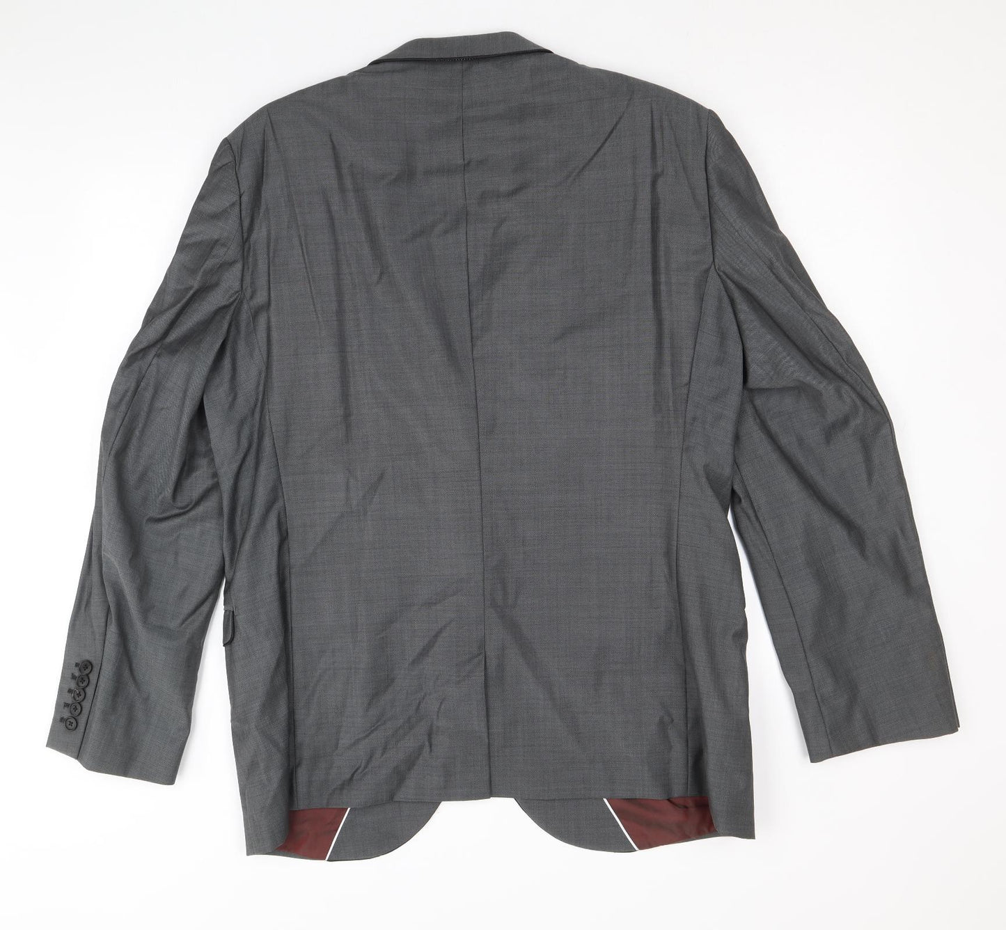 NEXT Mens Grey Wool Jacket Suit Jacket Size 44 Regular