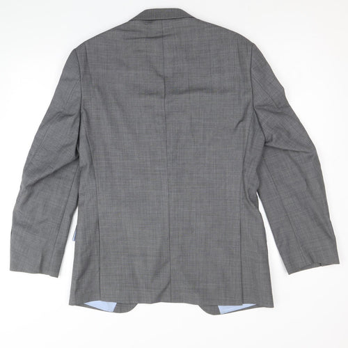 Marks and Spencer Mens Grey Wool Jacket Suit Jacket Size 38 Regular