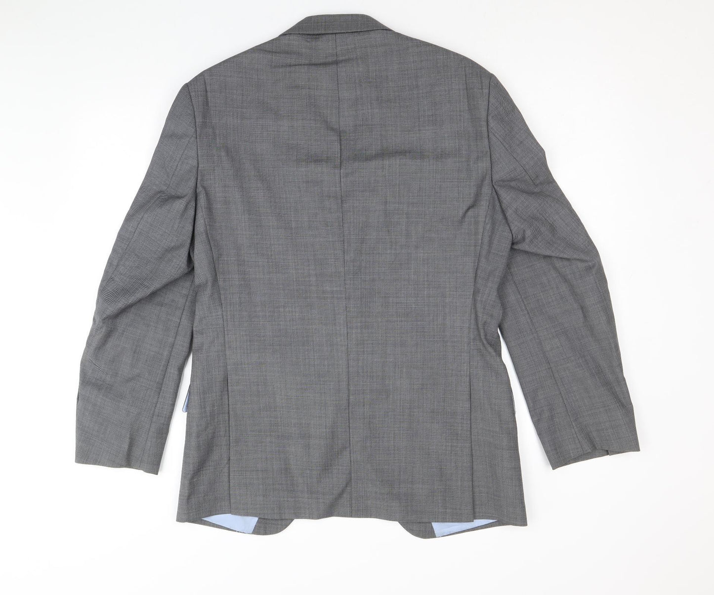 Marks and Spencer Mens Grey Wool Jacket Suit Jacket Size 38 Regular