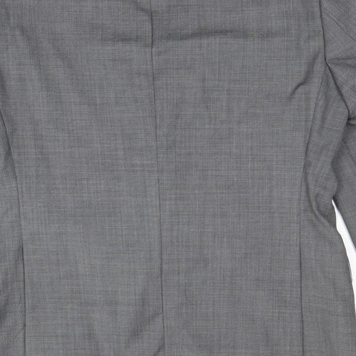 Marks and Spencer Mens Grey Wool Jacket Suit Jacket Size 38 Regular
