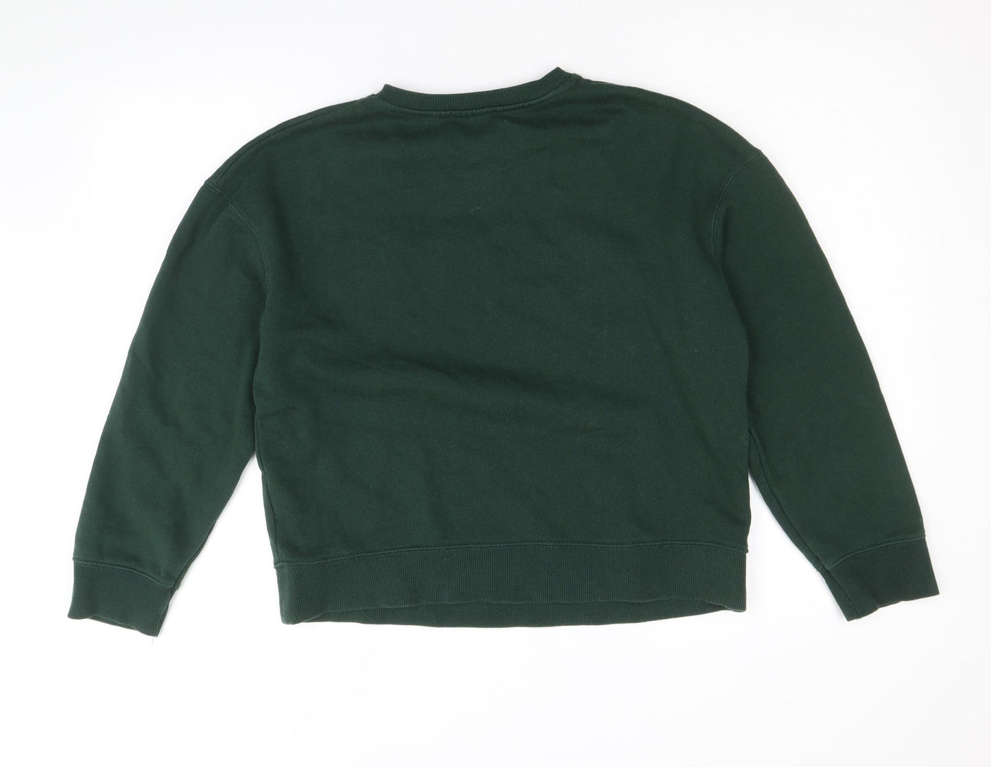 Zara Womens Green Cotton Pullover Sweatshirt Size S Pullover - Manhattan New York