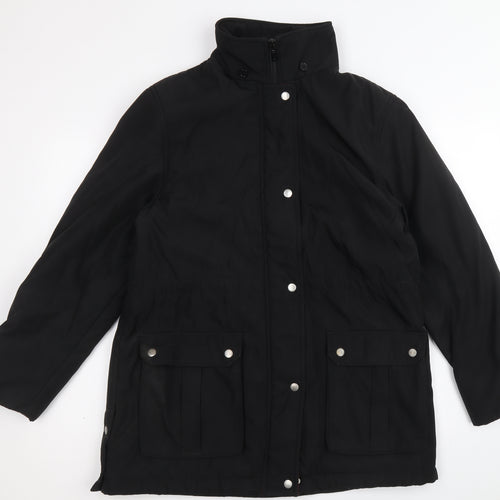 Roman Womens Black Jacket Size M Zip
