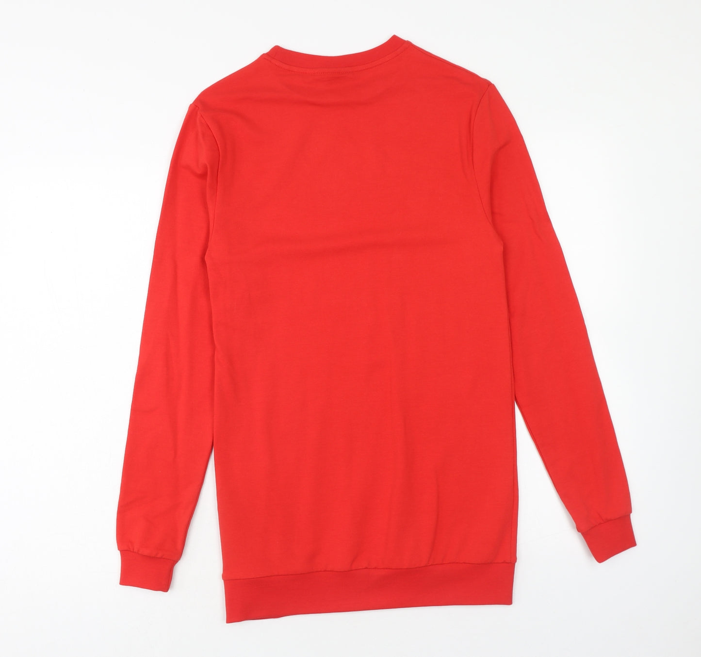 ASOS Womens Red Cotton Pullover Sweatshirt Size XS Pullover
