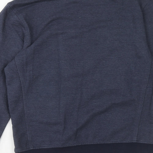 Blend Mens Blue Cotton Pullover Sweatshirt Size S - Jeansmaker