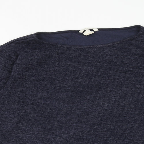H&M Womens Blue Polyester Pullover Sweatshirt Size M Pullover