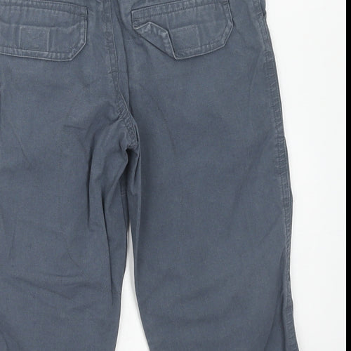 Ladybird Boys Grey Cotton Cargo Trousers Size 12-18 Months L50 cm Button