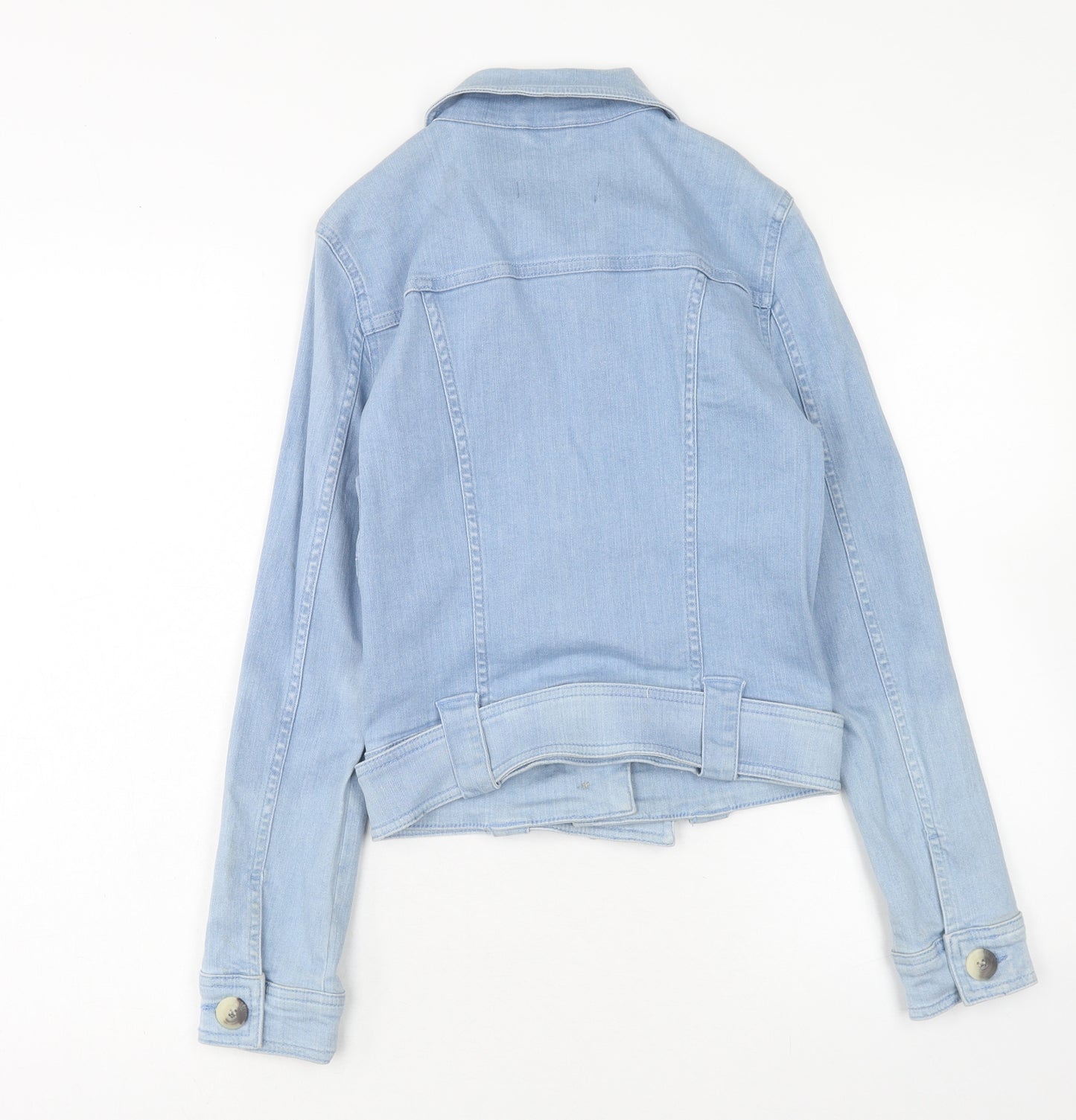 Marks and Spencer Womens Blue Jacket Size 6 Button