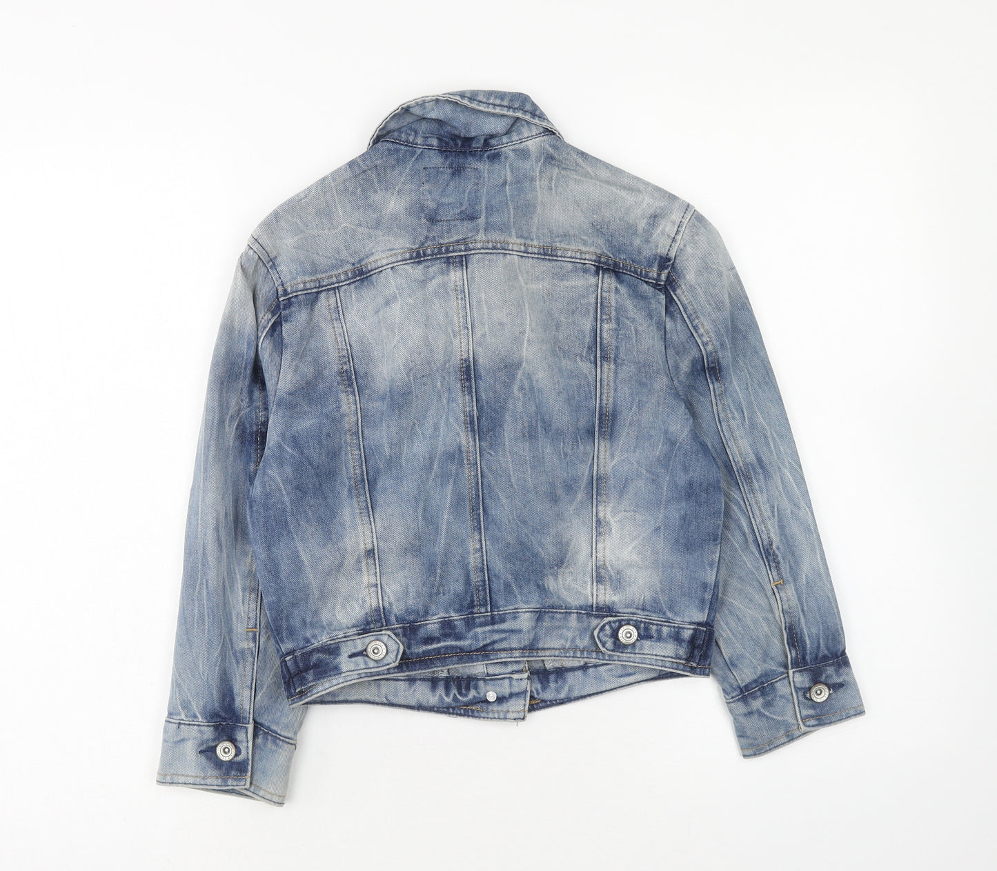 Debenhams Womens Blue Jacket Size 8 Button