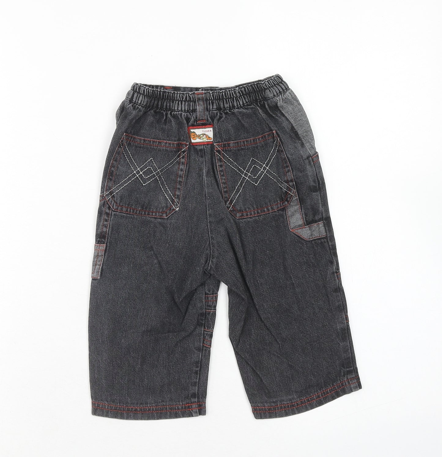 Ladybird Boys Grey Cotton Cargo Trousers Size 9-12 Months L50 cm Pullover