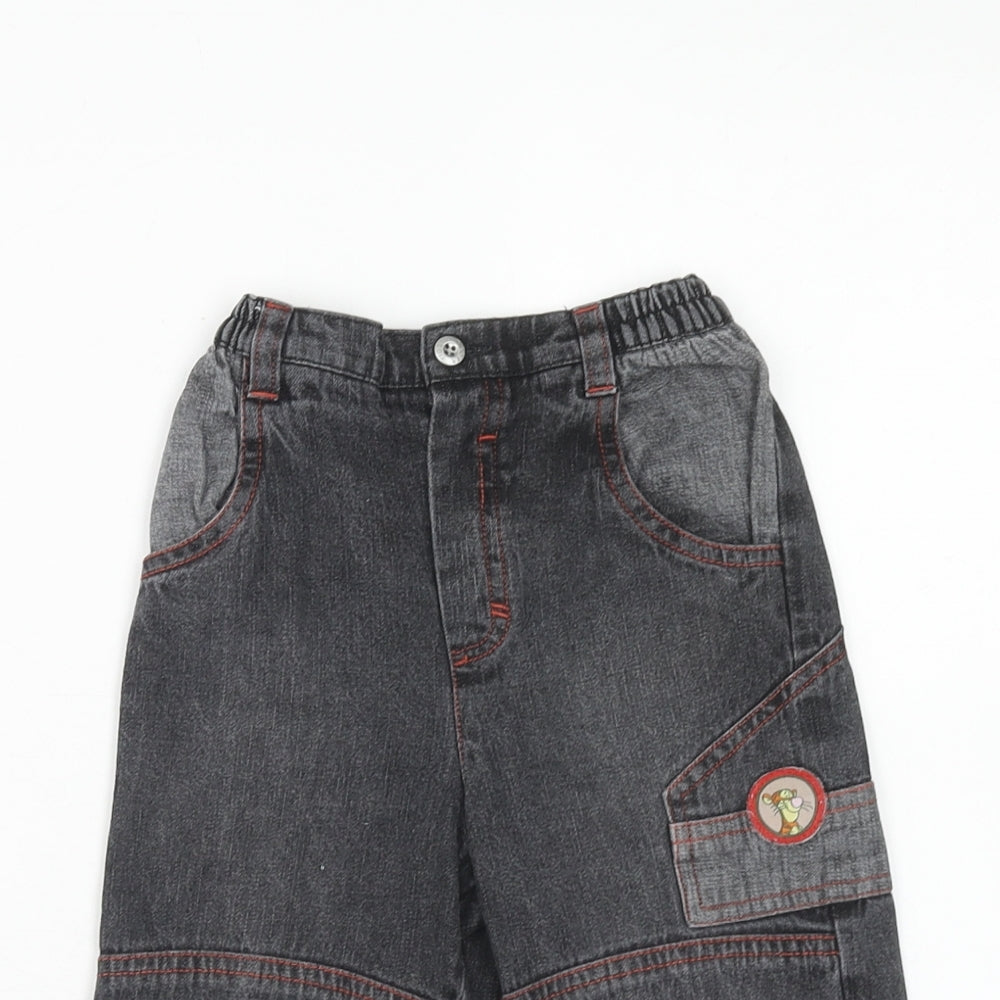 Ladybird Boys Grey Cotton Cargo Trousers Size 9-12 Months L50 cm Pullover