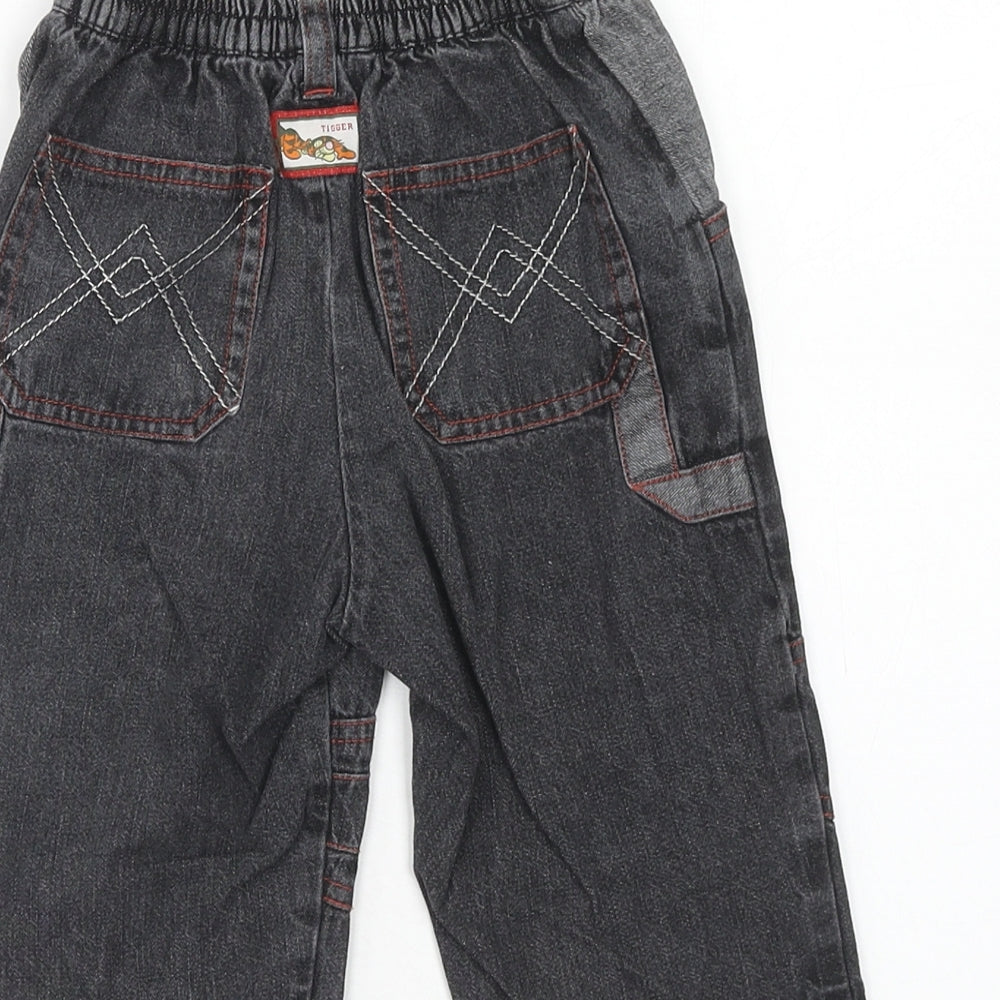 Ladybird Boys Grey Cotton Cargo Trousers Size 9-12 Months L50 cm Pullover