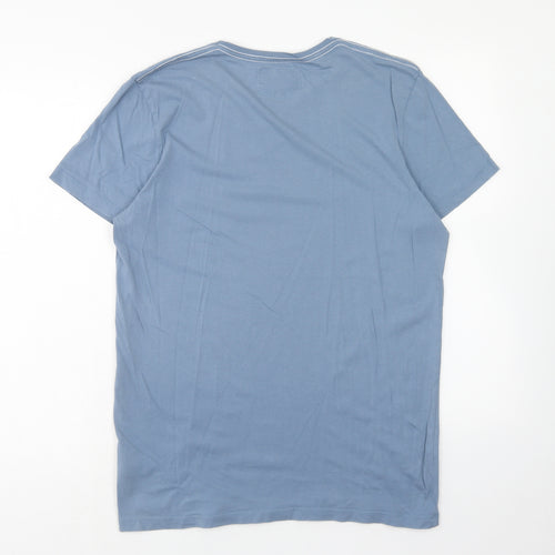 Produkt Mens Blue Cotton T-Shirt Size M Round Neck