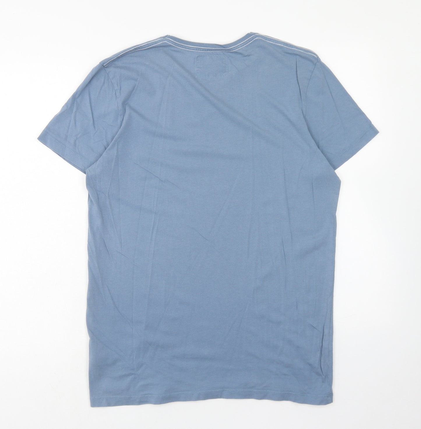 Produkt Mens Blue Cotton T-Shirt Size M Round Neck