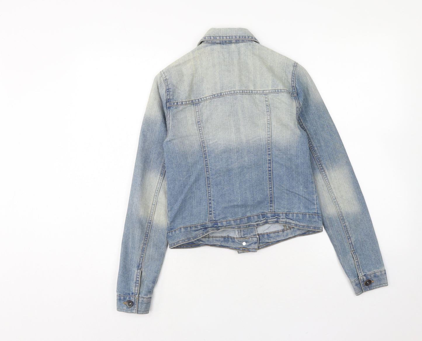 New Look Womens Blue Jacket Size 8 Button