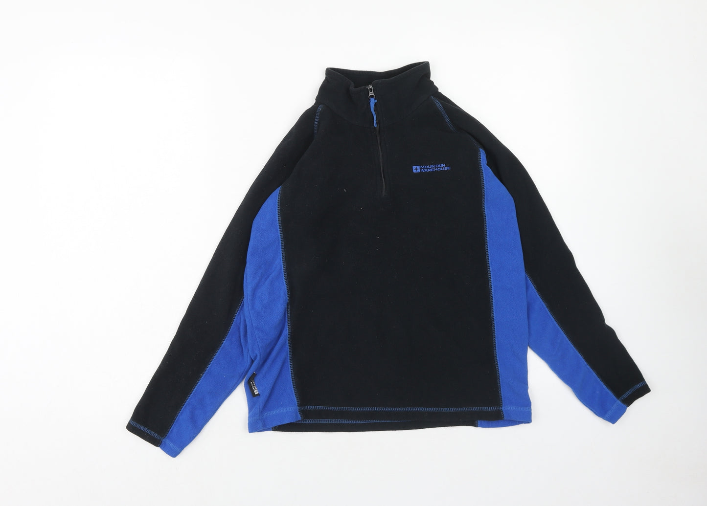 Mountain Warehouse Boys Blue Polyester Pullover Sweatshirt Size 13 Years Zip