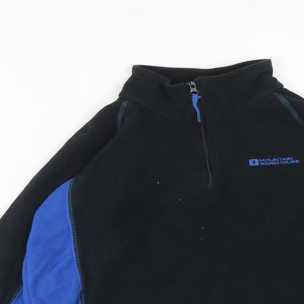 Mountain Warehouse Boys Blue Polyester Pullover Sweatshirt Size 13 Years Zip