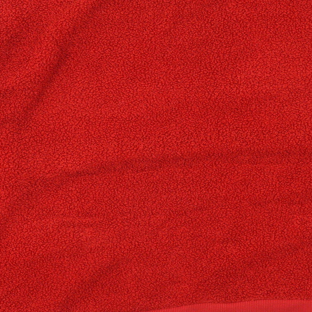 New Look Womens Red Polyester Pullover Sweatshirt Size 18 Zip