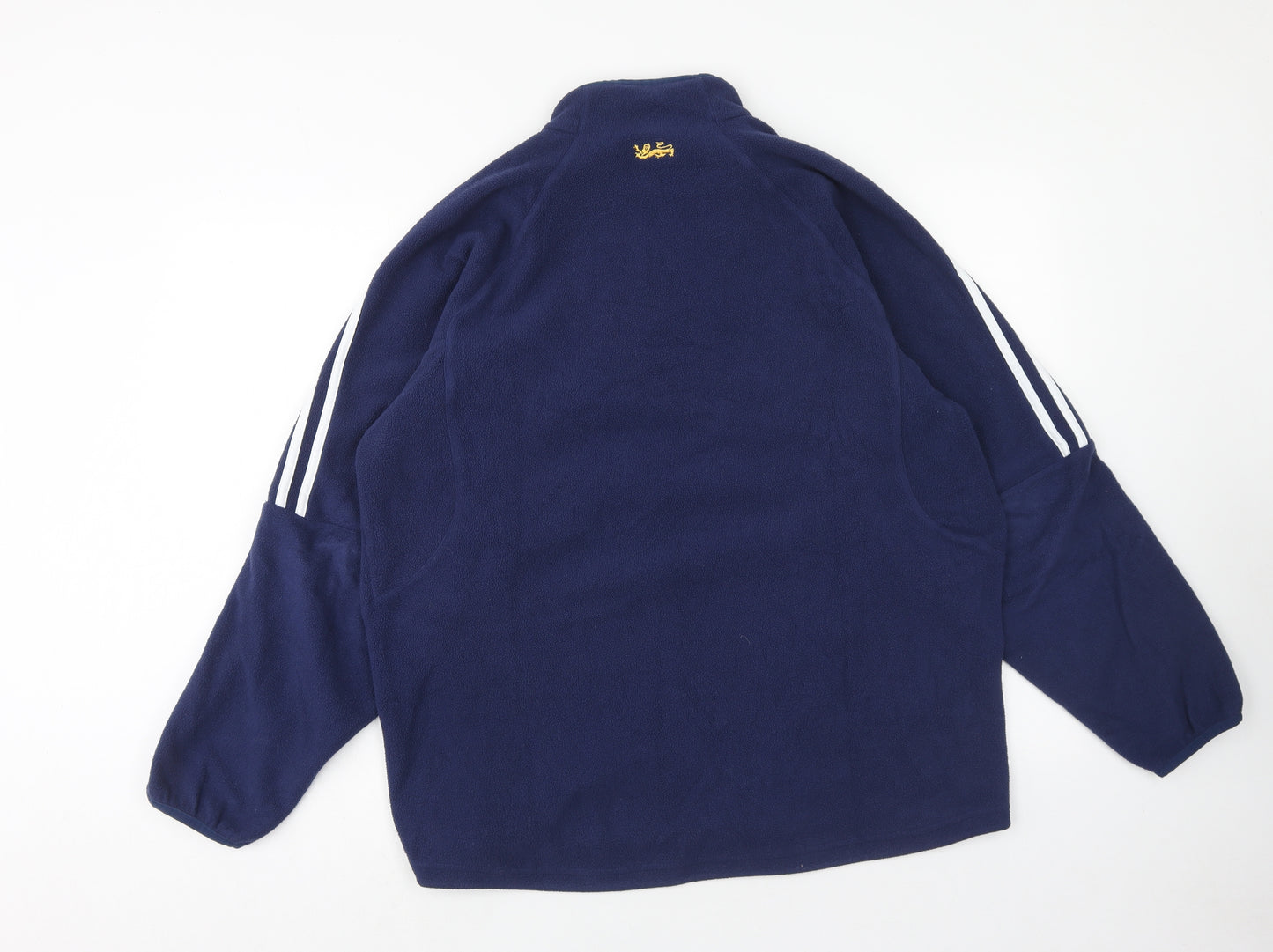 adidas Mens Blue Polyester Pullover Sweatshirt Size S - Lions Rugby
