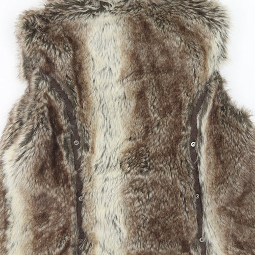 Kosha Womens Brown Gilet Jacket Size 14 Zip