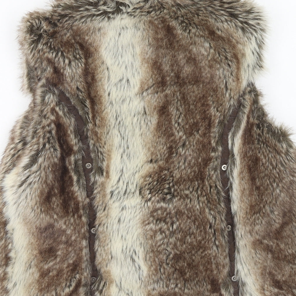 Kosha Womens Brown Gilet Jacket Size 14 Zip