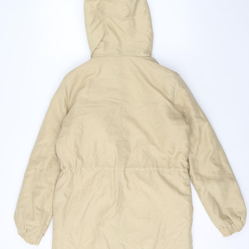 Noisy may Womens Yellow Parka Coat Size S Zip