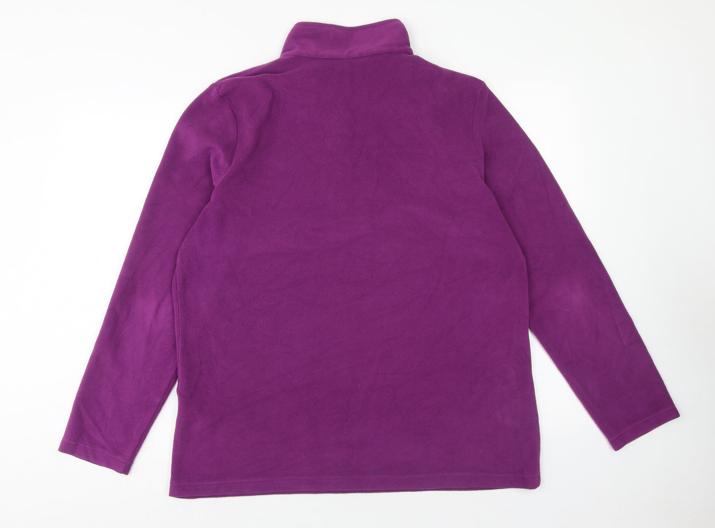 Regatta Womens Purple Polyester Pullover Sweatshirt Size 18 Zip