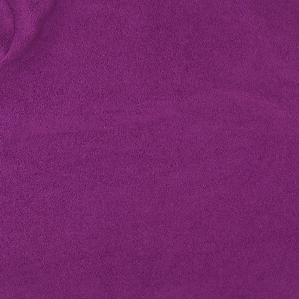 Regatta Womens Purple Polyester Pullover Sweatshirt Size 18 Zip