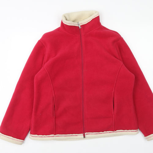 //text.. Womens Pink Jacket Size XL Zip