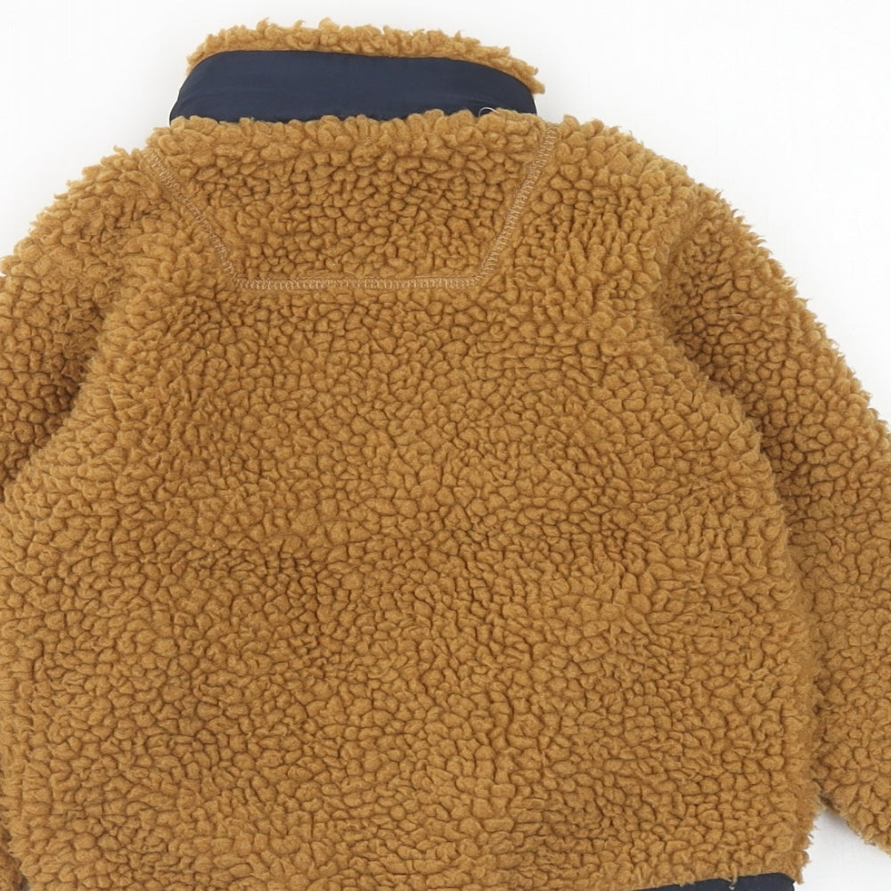 John Lewis Boys Brown Jacket Size 2 Years Zip