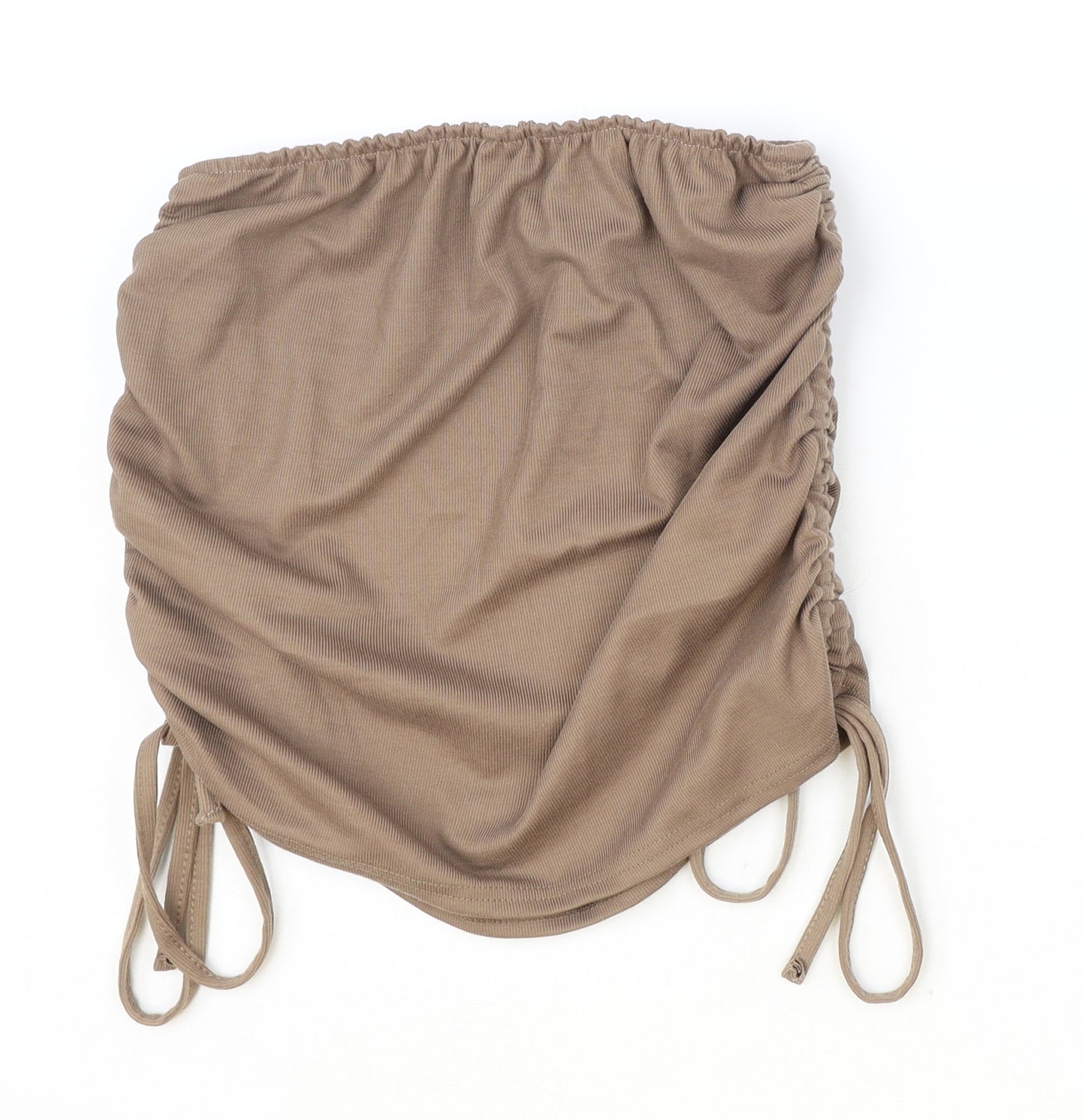 SheIn Womens Brown Polyester Bandage Skirt One Size