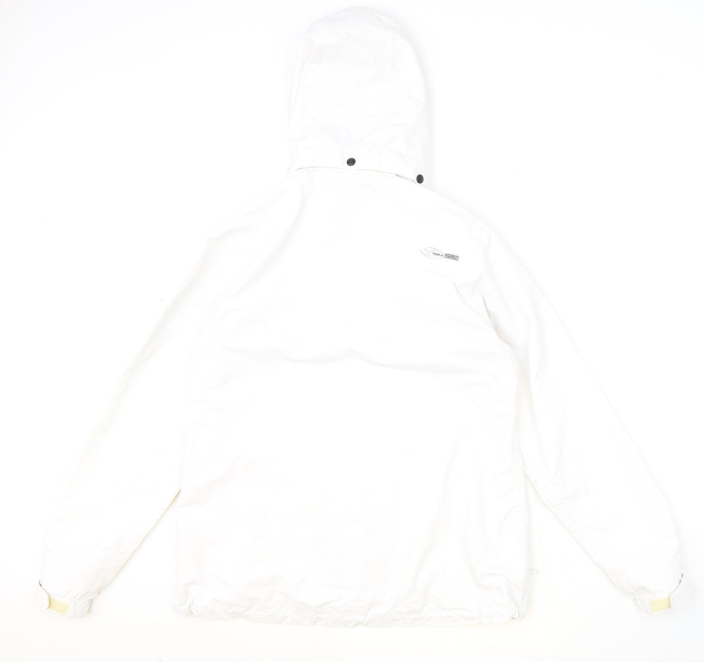 FIVE SEASONS Womens Ivory Windbreaker Jacket Size 10 Zip
