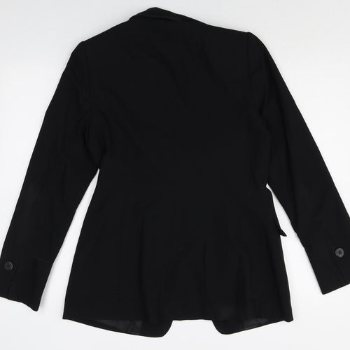 Planet Womens Black Viscose Jacket Blazer Size 10