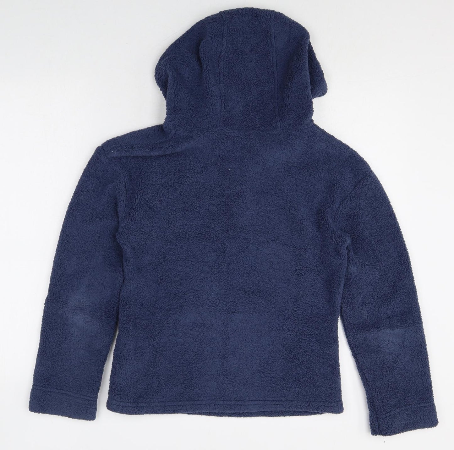 MANTARAY PRODUCTS Womens Blue Polyester Pullover Hoodie Size 8 Zip
