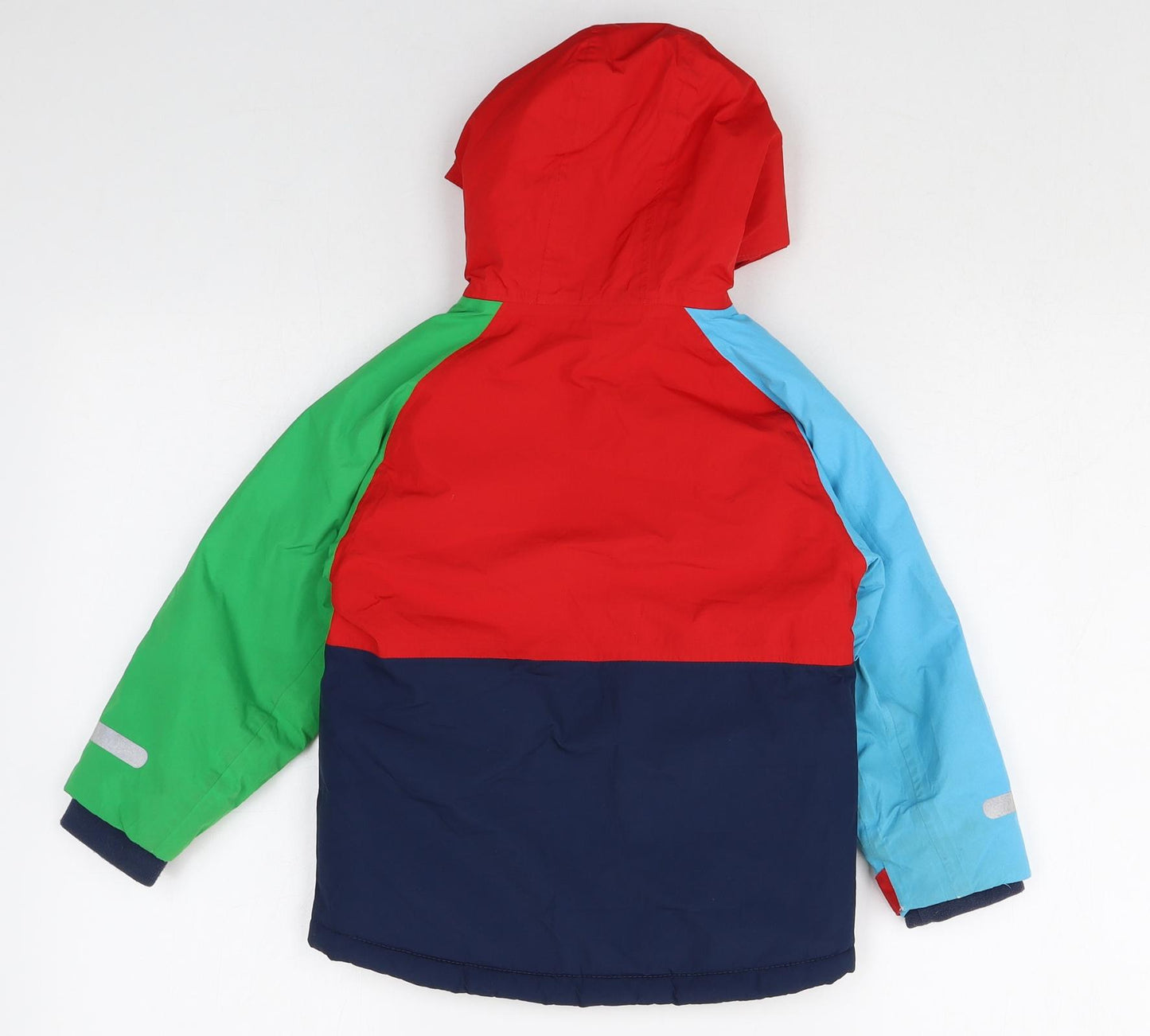 NEXT Boys Multicoloured Colourblock Jacket Size 3-4 Years Zip