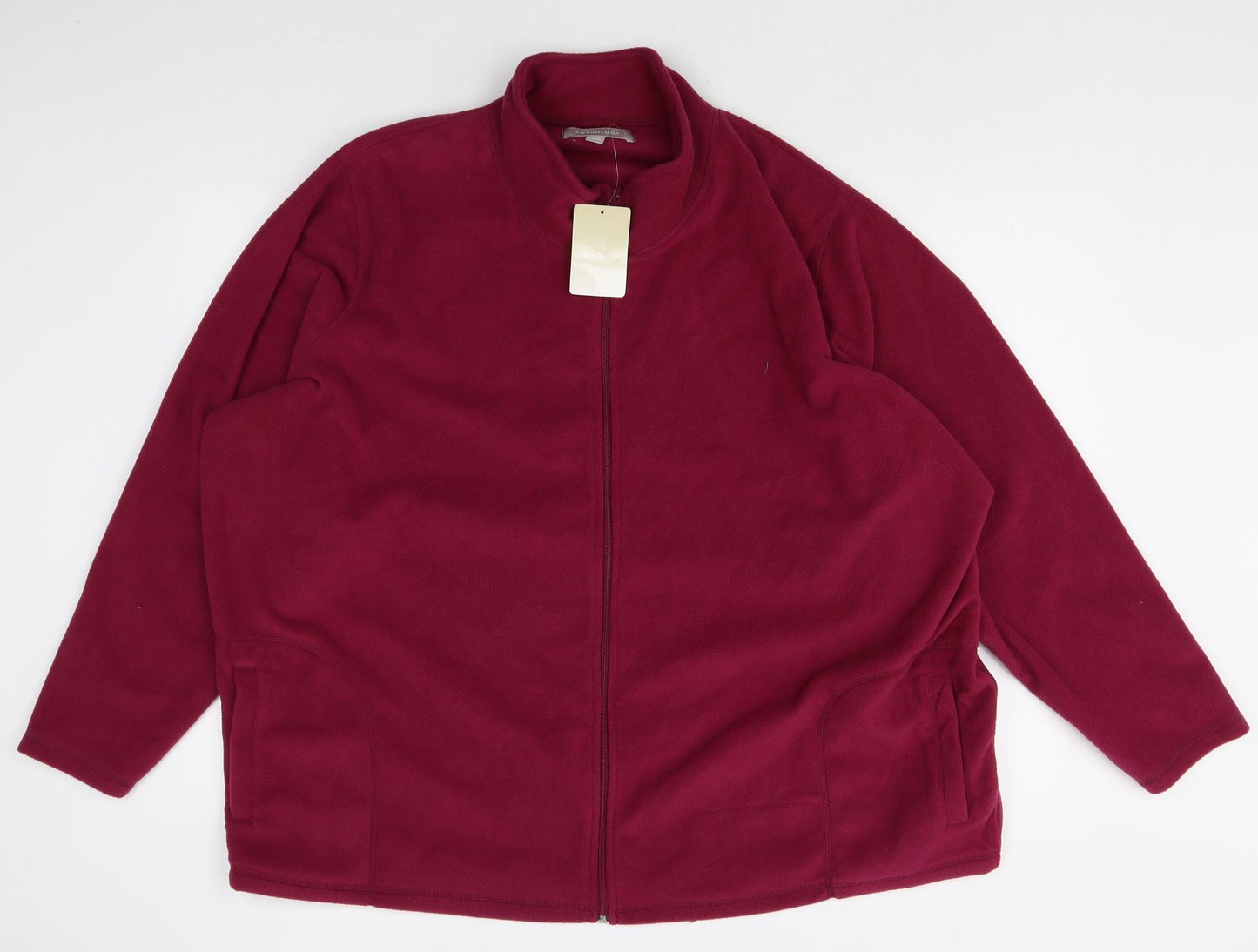 Anthology Womens Purple Jacket Size 32 Zip